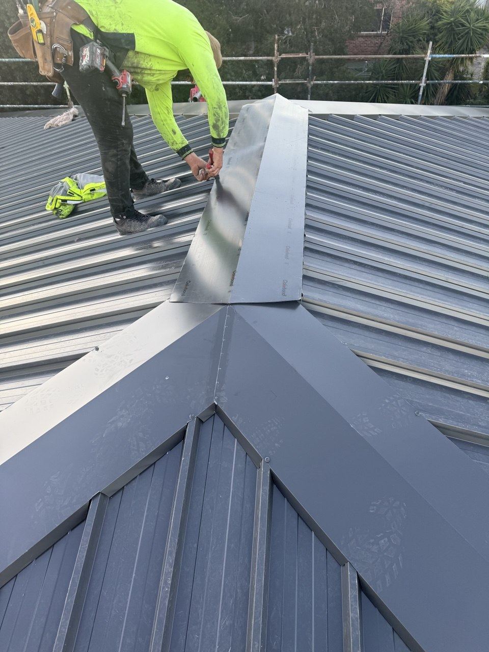 New Klip-Lock roof installation