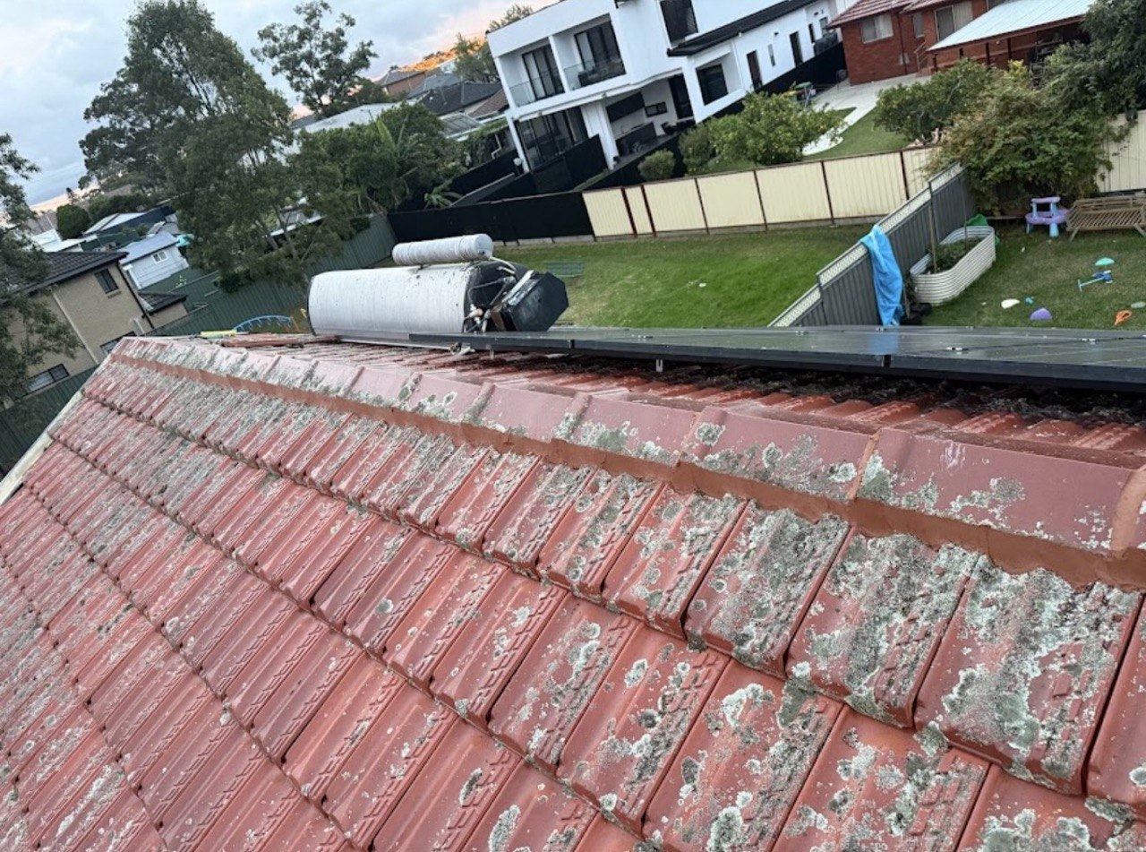 Roof repointing job, Sydney