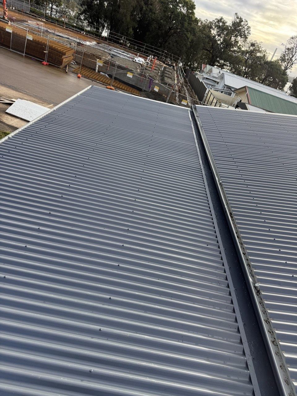 New Colorbond roof installation